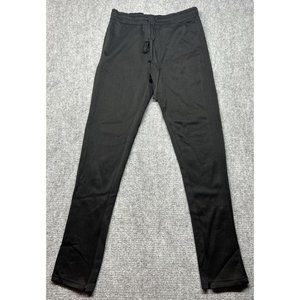 Rue21 Track Pants Mens M Black Drawstring Elastic Waist Joggers Training New